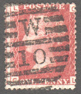 Great Britain Scott 33 Used Plate 212 - CL - Click Image to Close